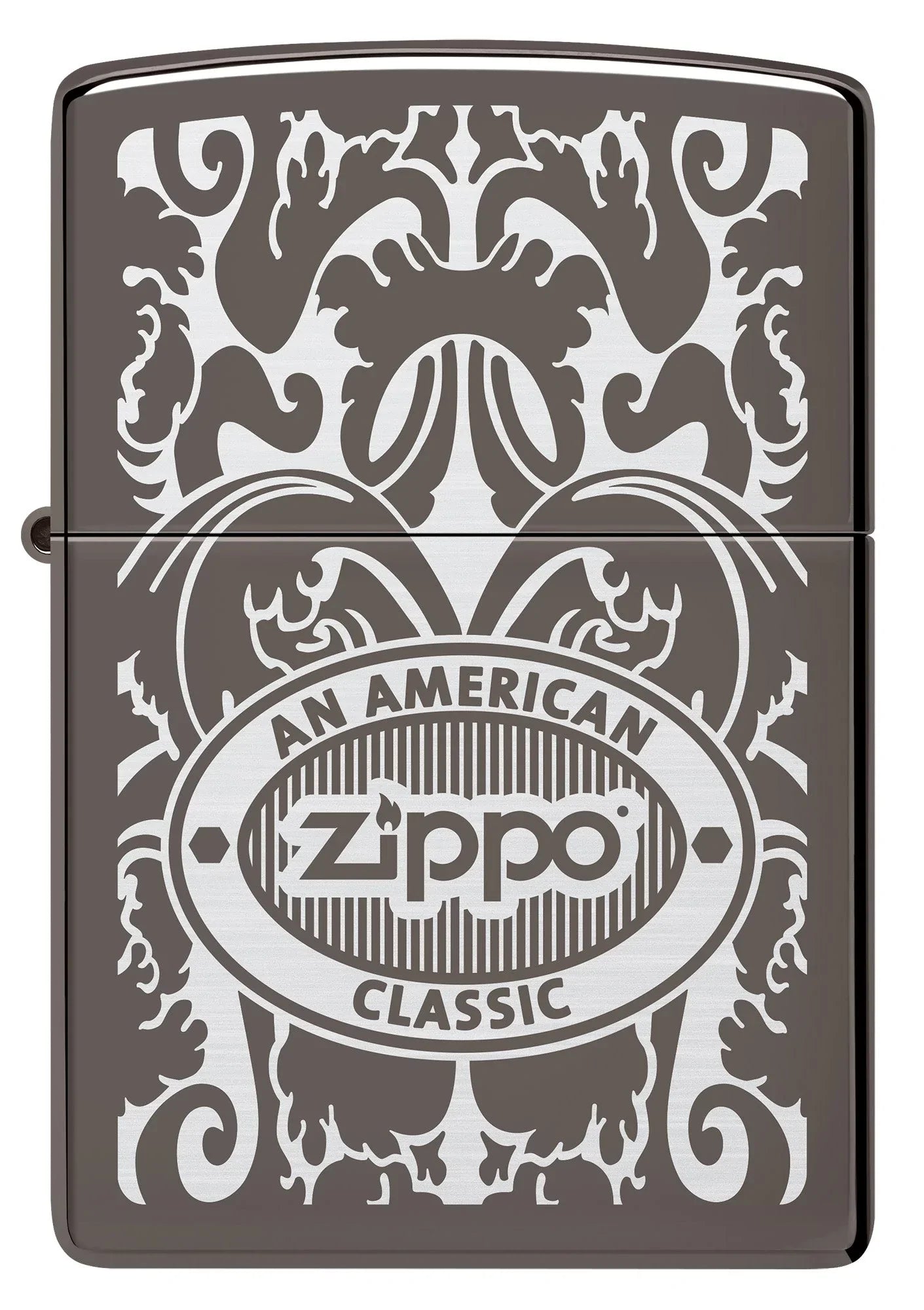 Front view of Zippo American Classic Windproof Lighter.