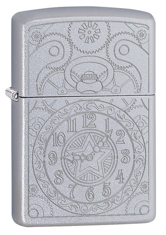 Front shot of Clock Gadget Design standing at a 3/4 angle.