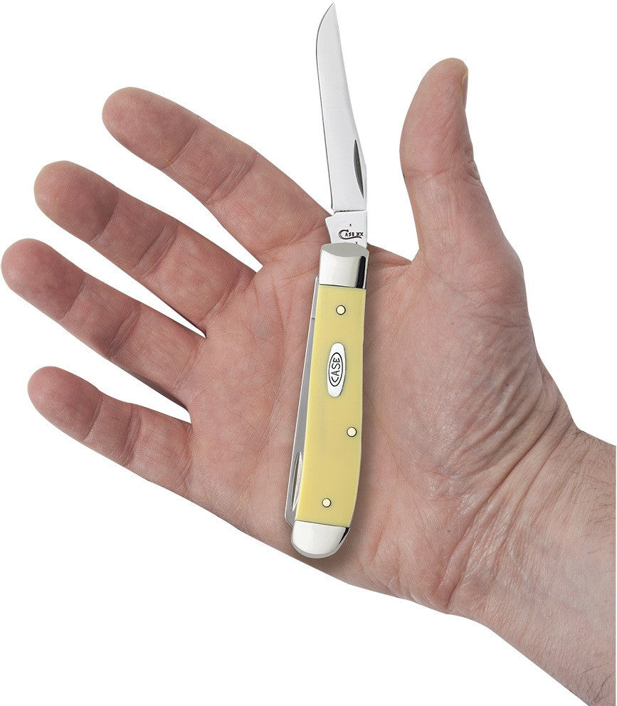 Case Yellow Synthetic Smooth Mini Trapper CASE
